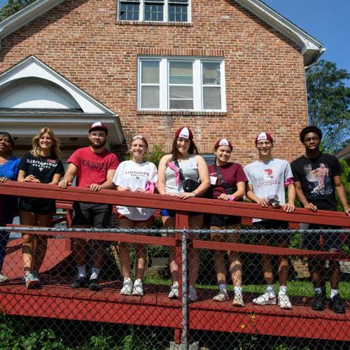 The Class of 2027 demonstrates their commitment to the Springfield College mission of providing leadership and service to others while taking part in Humanics in Action on Saturday, September 2, 2023 as part of New Student Orientation. 